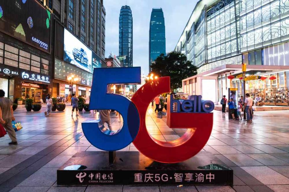 China 5G base stations