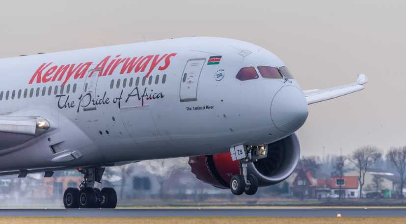Kenya Airways passenger flights